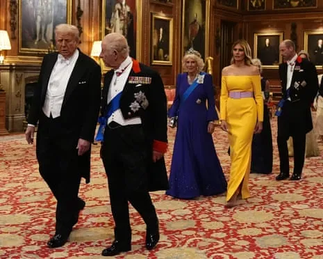 The Royal Family Present Grand Welcome During Protests; Kimmel Taken Off Air Over Kirk Comments