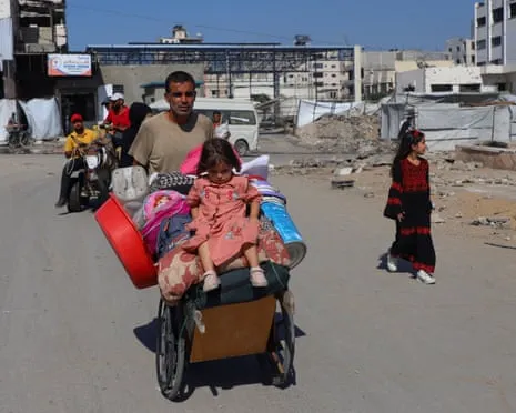 Running from Peril to Destruction: Gaza Inhabitants Face Heart-Wrenching Dilemma