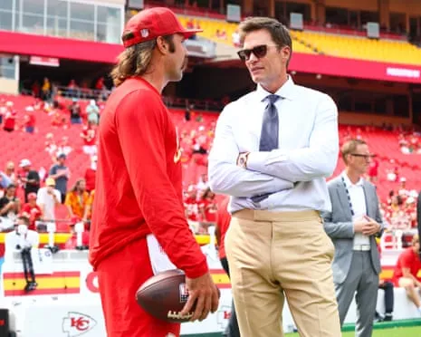 Tom Brady ignites social media outrage following being spotted in Raiders sideline box